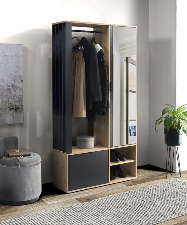 MILO hallway spinta artisan/juoda