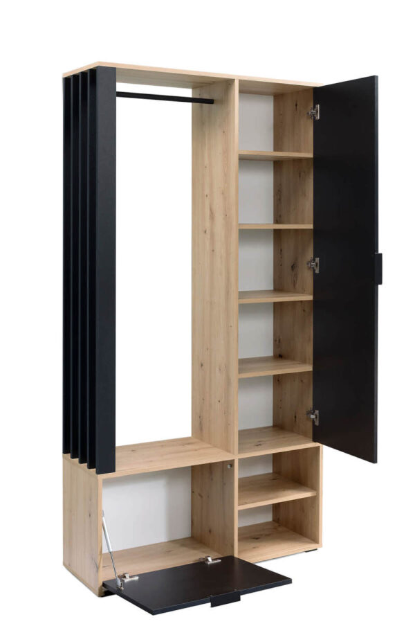 MILO hallway spinta artisan/juoda