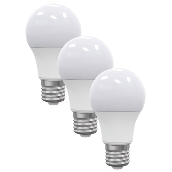 LED lemputė 8,5W E27 A60 3000K 3 vnt. rinkinyje