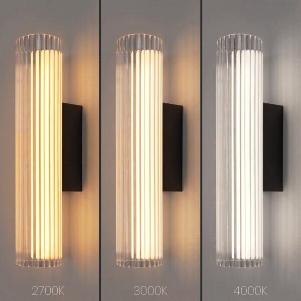 ml2722b Sieninis šviestuvas Trivia juodas 6W LED CCT IP44