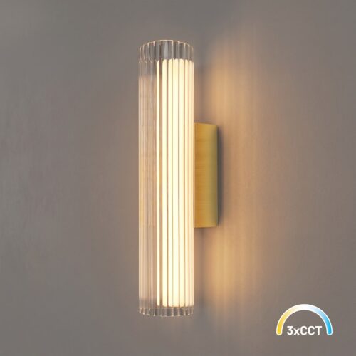 Sieninis šviestuvas Trivia auksinis 6W LED CCT IP44