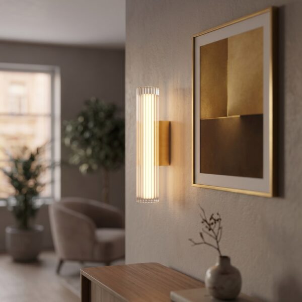 Sieninis šviestuvas Trivia auksinis 6W LED CCT IP44