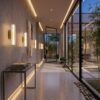 Sieninis šviestuvas Trivia auksinis 6W LED CCT IP44