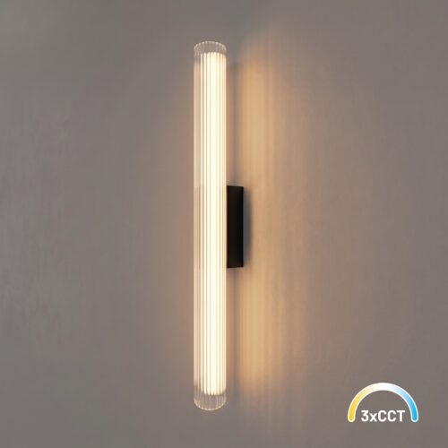 Sieninis šviestuvas Trivia juodas 11W LED CCT IP44