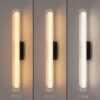 ml2725b Sieninis šviestuvas Trivia juodas 11W LED CCT IP44