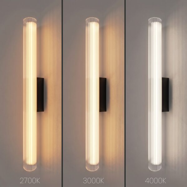 ml2725b Sieninis šviestuvas Trivia juodas 11W LED CCT IP44