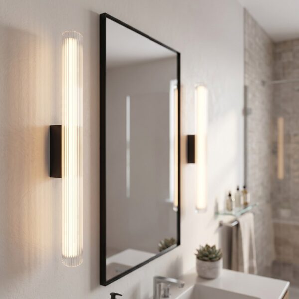 ml2725c Sieninis šviestuvas Trivia juodas 11W LED CCT IP44