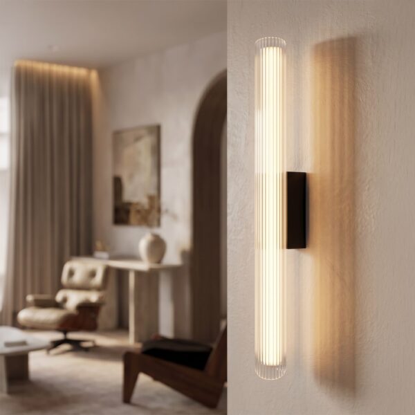 ml2725d Sieninis šviestuvas Trivia juodas 11W LED CCT IP44