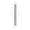 ml2725t Sieninis šviestuvas Trivia juodas 11W LED CCT IP44