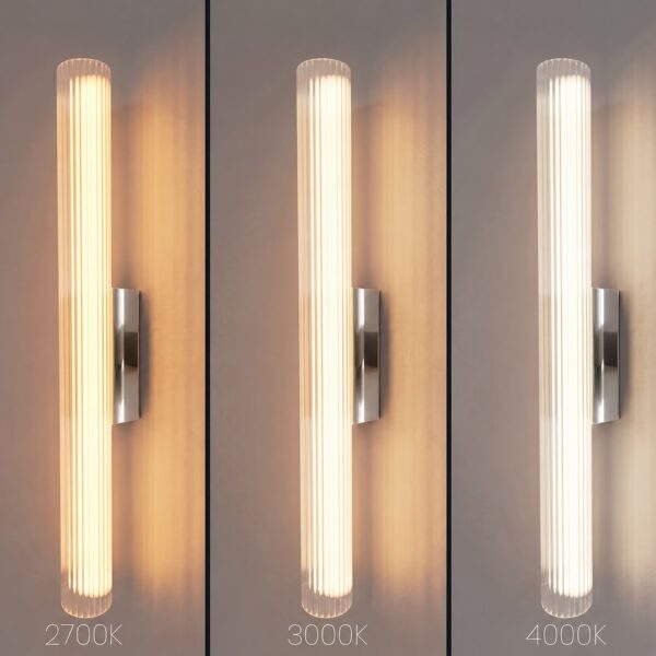 Sieninis šviestuvas Trivia chromo spalvos 11W LED CCT IP44