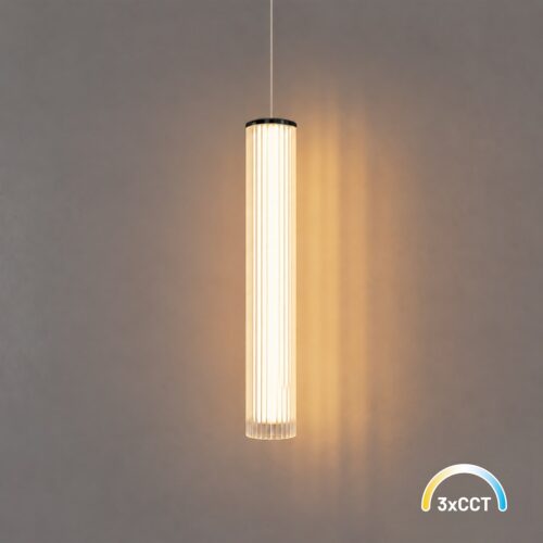 Pakabinamas šviestuvas Trivia juodas 10W LED CCT IP44