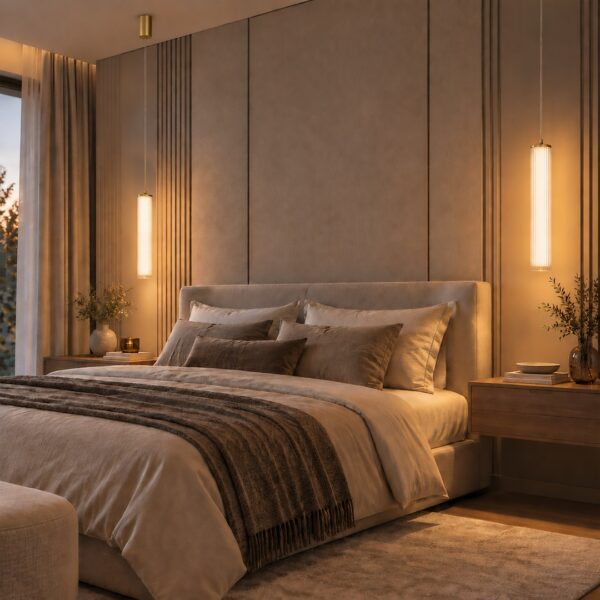 Pakabinamas šviestuvas Trivia auksinis 10W LED CCT IP44