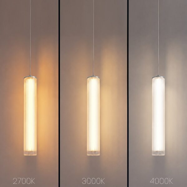 Pakabinamas šviestuvas Trivia chromo spalvos 10W LED CCT IP44