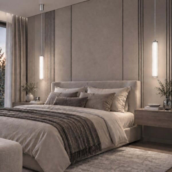 Pakabinamas šviestuvas Trivia chromo spalvos 10W LED CCT IP44