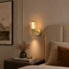ml2793c Sieninis šviestuvas Padre auksinis 8W LED
