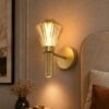 ml2793d Sieninis šviestuvas Padre auksinis 8W LED