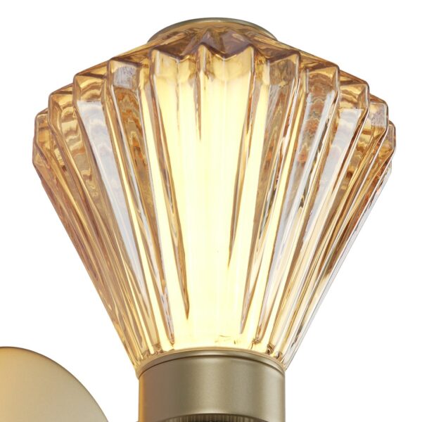 ml2793f Sieninis šviestuvas Padre auksinis 8W LED