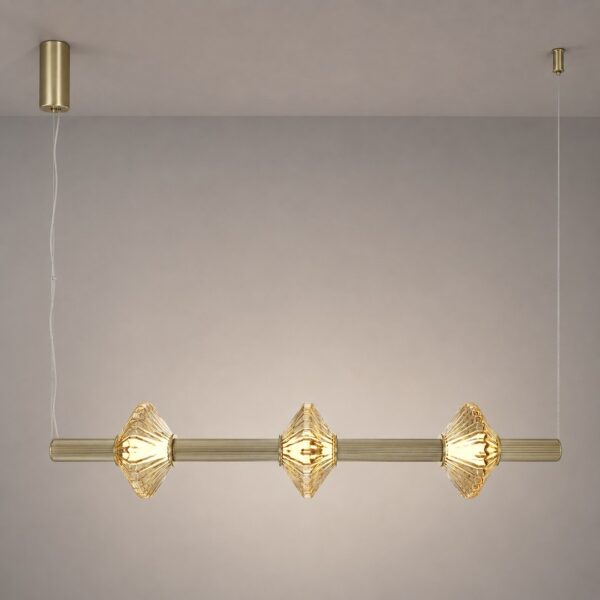 ml2799a Pakabinamas šviestuvas Padre auksinis 18W LED