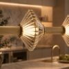 ml2799d Pakabinamas šviestuvas Padre auksinis 18W LED