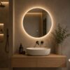 ml2823b Veidrodis su LED apšvietimu Riflesso Ø 600 mm 16W LED 3000K-4000K-6000K