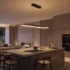 Pakabinamas šviestuvas Saturno 30W LED CCT juodas