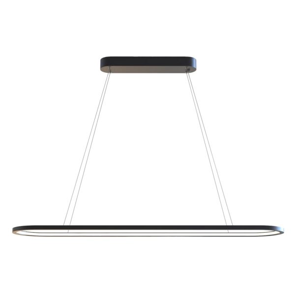 Pakabinamas šviestuvas Saturno 30W LED CCT juodas
