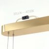Pakabinamas šviestuvas Saturno 30W LED CCT auksinis