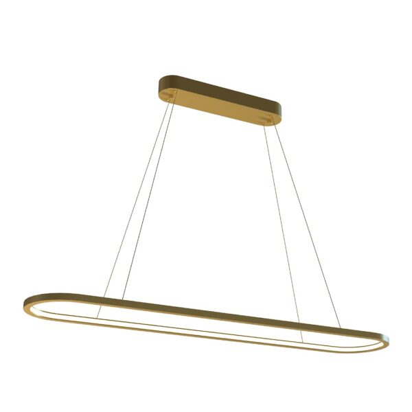 Pakabinamas šviestuvas Saturno 30W LED CCT auksinis