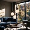 Pakabinamas šviestuvas Carrara (apvali konstrukcija) 3×E14